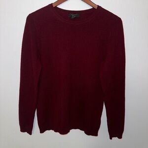 Charter Club Men's Deep Red Crewneck Sweater